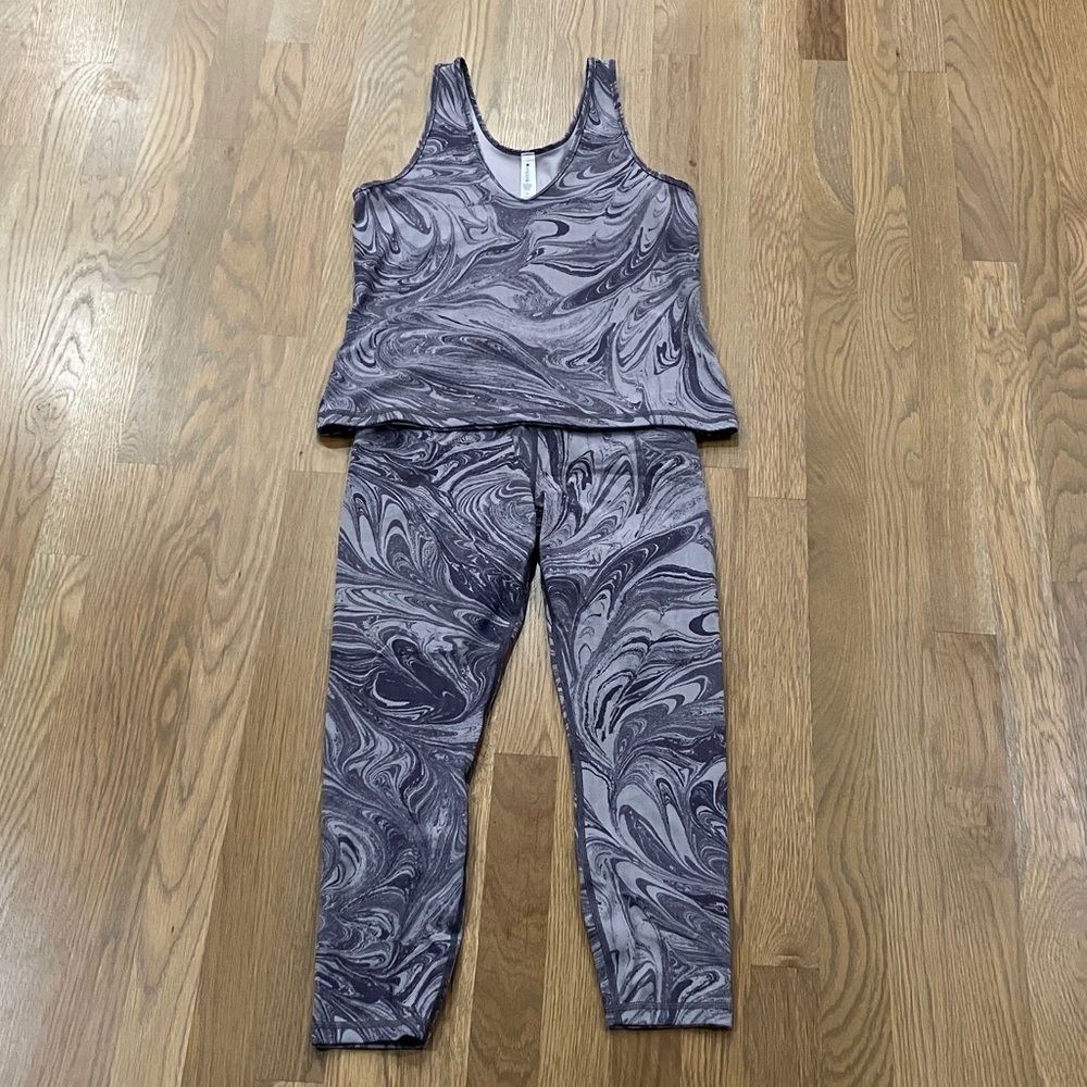 Athleta Women's Set - Transcend Tank Camisole And Transend 7/8 Tight Legging